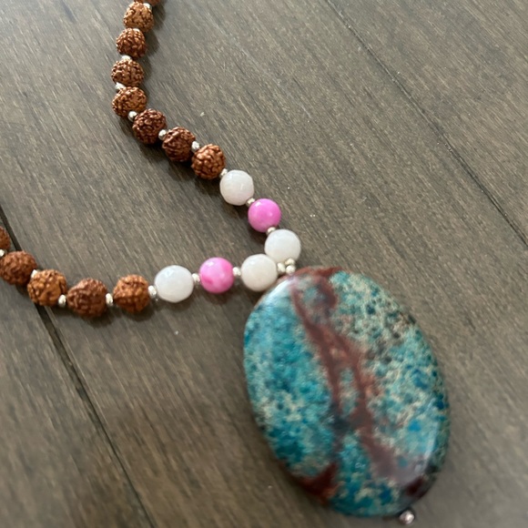 Tiny Devotions authentic Mahalo Mala Beaded Gratitude Necklace - Picture 2 of 3